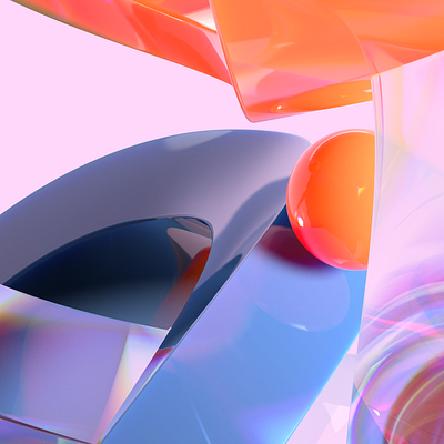 Abstract backgrounds 3d 3dillustration abstract aep art background c4d cgi colorful composition dispersion glass glossy gradient minimal orange redshift3d sovery wallpapers web