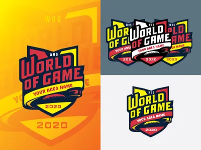 Logo - World of Game brand brand identity brand logo branding gaming logo icon icon design identity design illustration logo logos mark mascot design mascot logo rayphotostration symbol icon typography vector