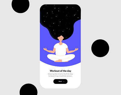 Daily UI 062 dailyui dailyuichallenge design illustration yoga