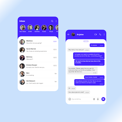 Chat app brand chat design dribble illustraion illustration mobile application mobile ui ui uiux videocall voice call