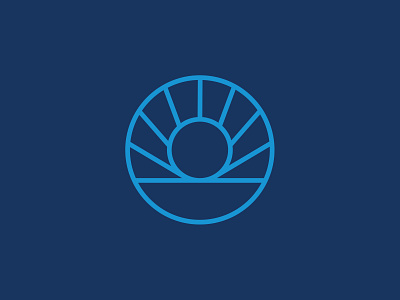 Sundial Logo design logo monoline monoline logo sun sundial