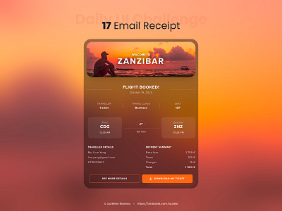 Email Receipt - Daily UI 017 dailyui dailyui 017 dailyuichallenge design email email design email receipt receipt ui ui design