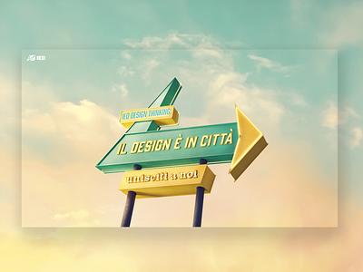 IED 2020 advertising billboard billboard design branding campaign design photoshop postproduction school typography