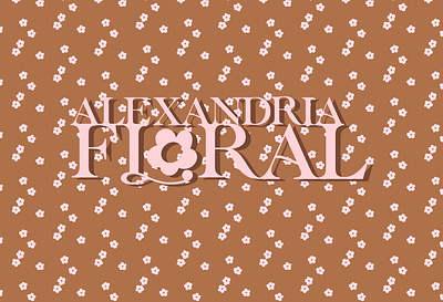 Branding: Alexandria Floral brand identity branding case study florist graphic design illustration logo surface pattern