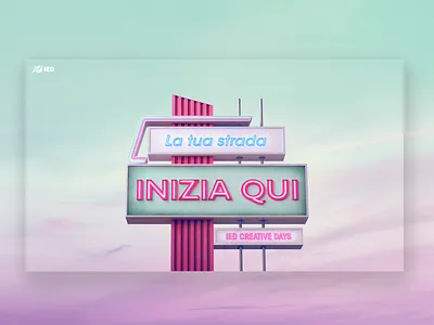 IED 2020 advertising billboard billboard design branding campaign design photoshop postproduction school typography