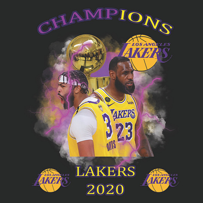 Lakers 2020 Championship apparel apparel design apparel mockup branding design flatdesign graphic illustration minimal photoshop typography vector