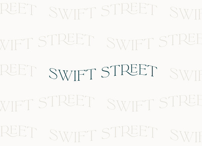 Swift Street Type Pattern branding graphic design illustration logo minimal pattern typography vector