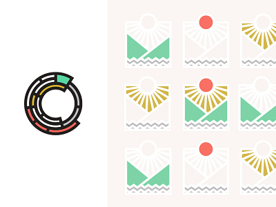 Proposal ❘ Peruvian Organic Fair andes geometric logo peru peruvian sun