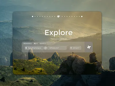 Daily UI 068 clean daily ui daily ui 068 daily ui 68 dailyuichallenge explore figma flight search flight search desgin flight search ui google google flights minimal nature simple travel ui userexperience userinterface ux