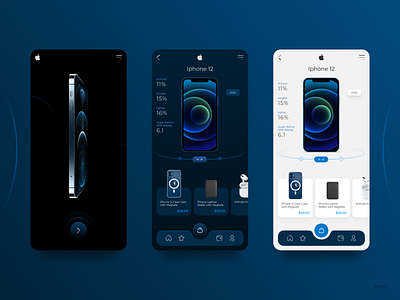 Mobile app for selling apple products app app design apple application creative figma freelance iphone iphone12 mobile slixel ui uiux ux web webdesigner