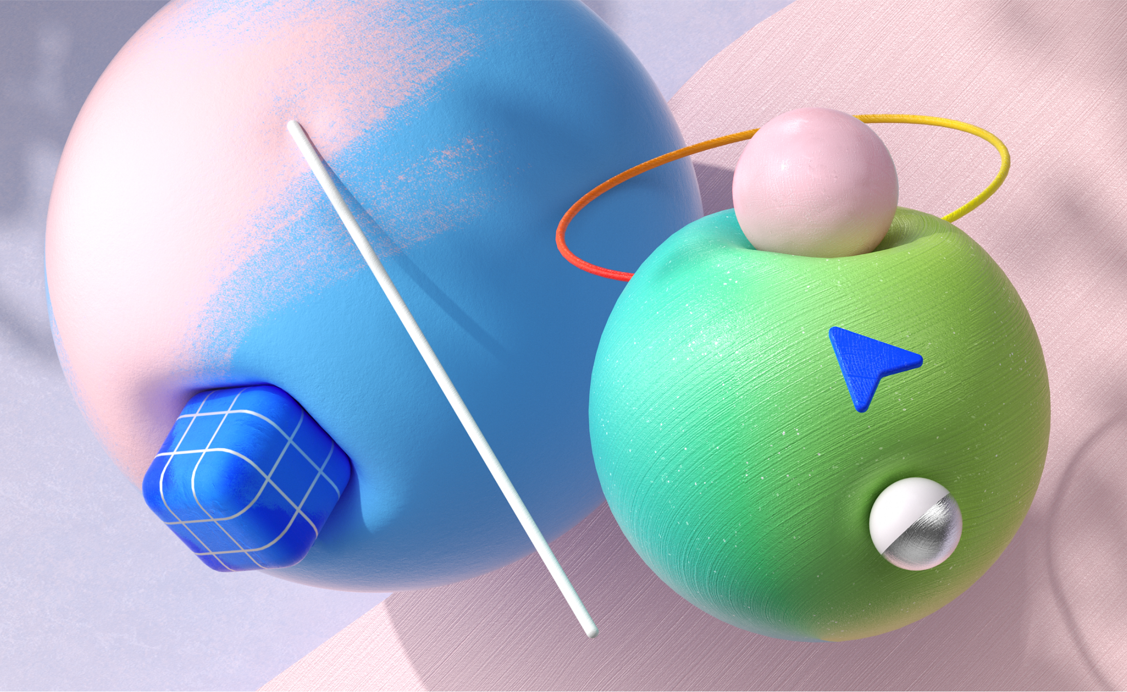 An experiment with playful shapes and forms 3d 3d design 3dillustration c4drender cinema4d design graphic design illustration octane