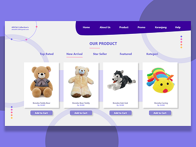 Raja Karya Boneka Product app branding design graphic design illustration illustrator ui ux web website