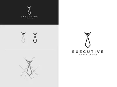 Minimalist Logo Design for Executive Cocktails brand identity branding business design logo logotype minimal minimalist minimalistic vector