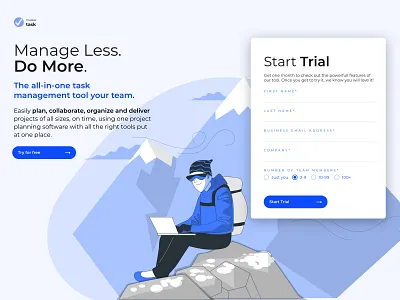 Start trial app design design product trial ui ux