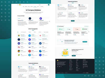 IoT For All Company Database community companies database design internet of things iot press release solutions spotlight ui ui design ux web design website