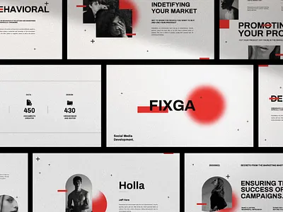 Fixga - Powerpoint business clean creative minimal minimalism minimalist minimalistic modern powerpoint powerpoint design powerpoint presentation powerpoint template powerpoint templates presentation professional simple template web design web development website