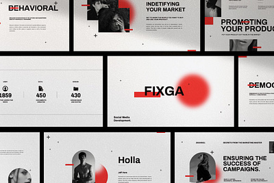 Fixga - Powerpoint business clean creative minimal minimalism minimalist minimalistic modern powerpoint powerpoint design powerpoint presentation powerpoint template powerpoint templates presentation professional simple template web design web development website