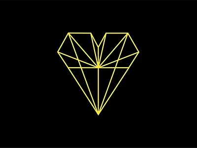 Daily Logo Challenge - Geometric Logo 50dailylogochallenge 50daylogochallenge daily logo challenge dailylogochallenge geometric geometric logo geometry heart logo minimal