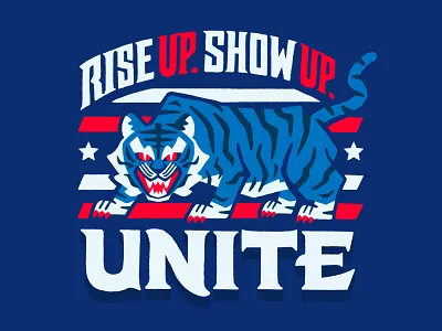 Rise Up Show Up Unite asian american biden design handlettering illustration lettering minneapolis tiger unite vote