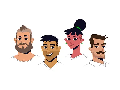 Best friends 2d art art characterdesign design face faces family friends friendship georgia illustration minimal norway people personalities peru philippines russia vector