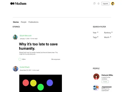 Medium Redesign