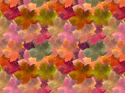 Scattered leaves art autumn background design digital digitalart drawing fall leaf leaves pattern seamless surface art wallpaper