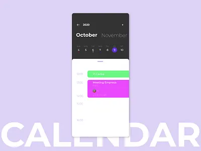 038 Calendar app calendar calendar design calendar ui daily ui dailyui dayli challenge design ui