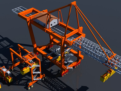 3D Cargo Crane Collection