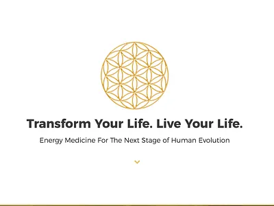 Nancy Bouchard - Energy Medicine branding design flower of life golden logo minimal sacred geometry