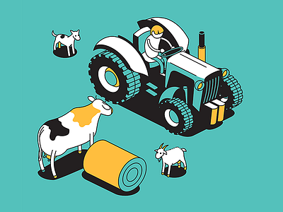 pasture farming agriculture animate cc dairy farm isometric pasture