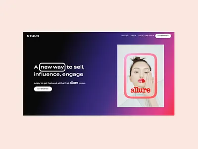 Stour Website Design 2020 animation branding color design logo new york texture typography web web design