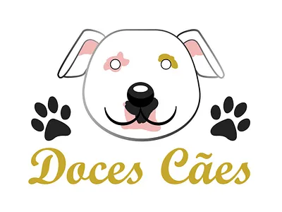 Doces Cães adobe illustrator design dog dog logo illustration illustration art illustration design logo typography vector