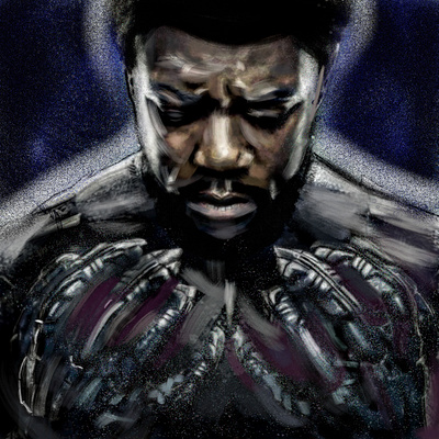 Black Panther blackpanther character character design comic commission illustration illustrator marvel portrait procreate