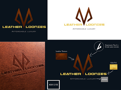 leather loonies brand design brand designer brand identity design branding illustration logo