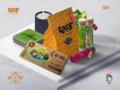 Tygr Products Scene cannabis chocolate bar colorful design exploratory health idendity illustration logo los angeles mockup packaging pattern product scene tag tin weed