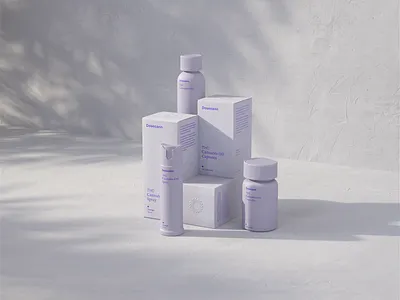 Dosecann THC boxes canada cannabis dosecann product realistic render rendering weed