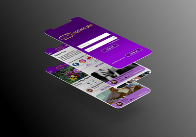 Square Jam. Social Media Application Design design figma mobile mobile app design mobile design mobile ui ui ui design uiux ux design