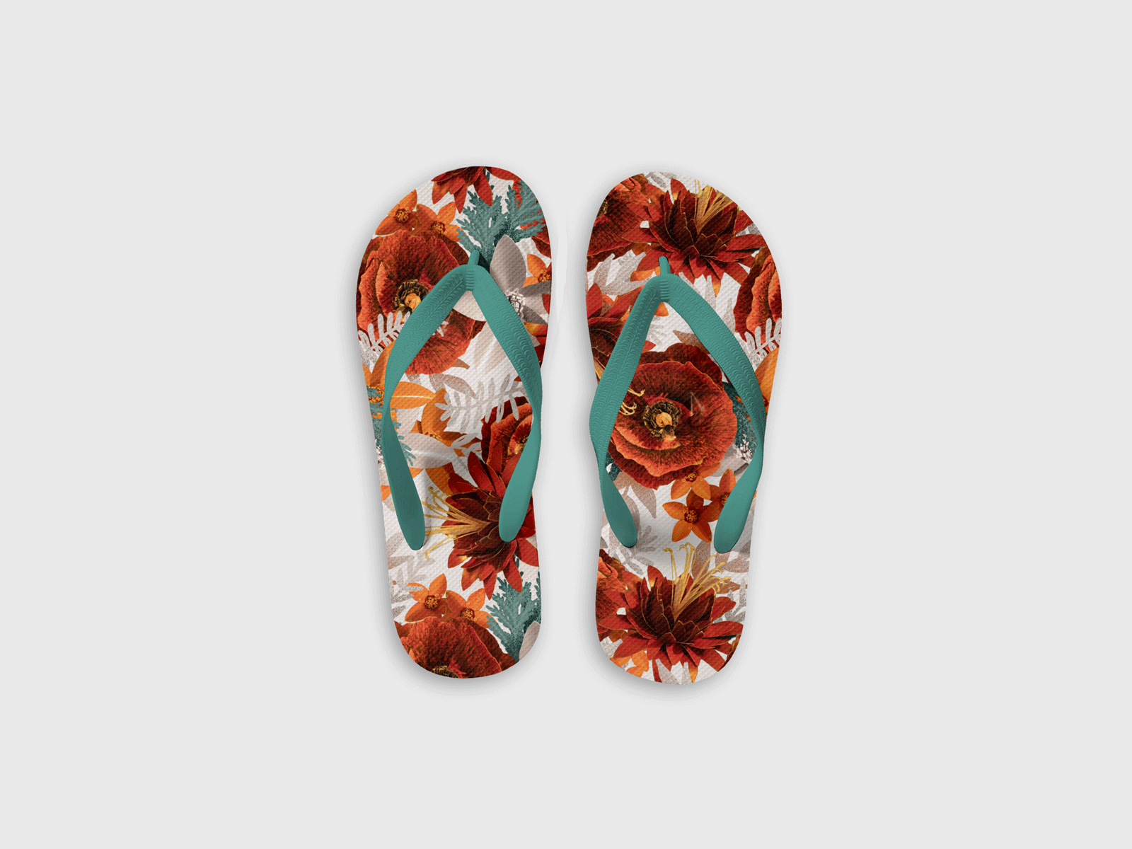 Paper flowers | pattern animation beach behance project chinelo fashion floral gif havaianas illustration like paper art paper craft papercut pattern photoshop print slipper summer