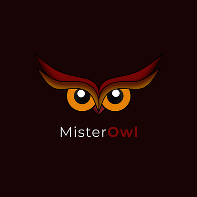 Mister Owl II design logo owl vector