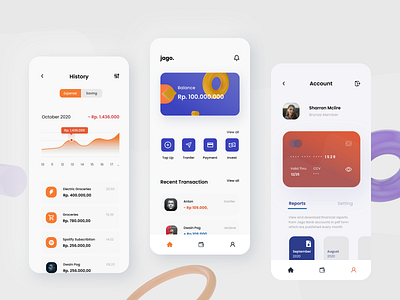 Mobile Banking Design app application bankingapp design figma interface mobile app design ui uiux ux
