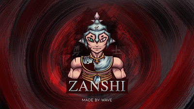 Zhánshi, the chinese warrior looking fiercely. aggressive art cool design illustration mascot character mascot logo warrior