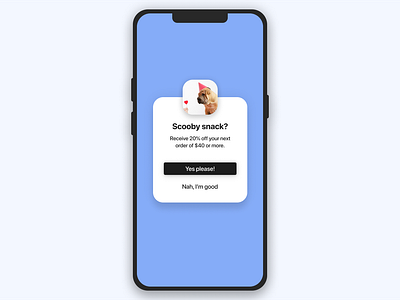 Daily UI 016 – Pop up/Overlay app daily ui 016 dailyui dailyuichallenge design figma minimal mobile overlay popup ui ux