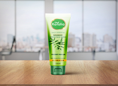 FACE WASH branding design illustration logo logodesign packagedesign packagingdesign pouch design pouch mockup