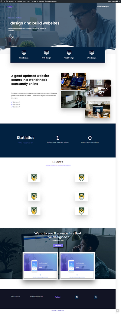 Portfolio Website portfolio webdesign