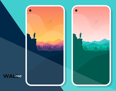 WallRod Update android android app app artwork design desinger developer dribbble graphic design graphic art illustration minimalist mountains wallpapers