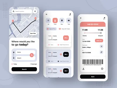 Public Transport App Design app concept app design app designer app development bus booking dribbble photoshop public transit public transport public transportation taxi ticket booking train booking transportation transportation design