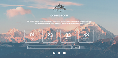 under construction / coming soon page
