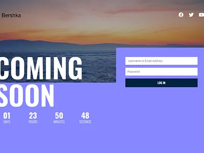 under construction / coming soon page