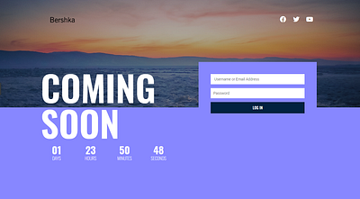 under construction / coming soon page