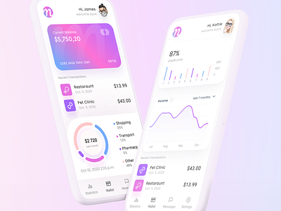 MoneyGram – Mobile Finance Manager app application card chart clean finance fintech gradient logo mobile mockup profile shadow template trade trading transaction ui wallet white